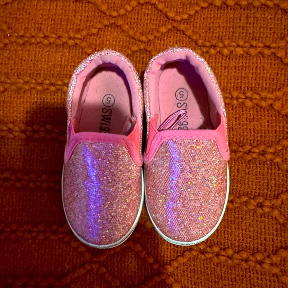 Swiggles Other - Sparkle Slip On Shoes, 5, Pink